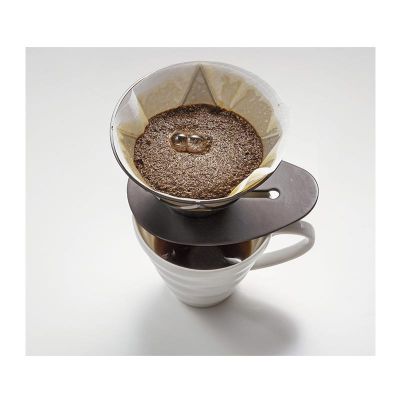 Hario VDMU-02-TB V60 قطّارة بلاستيك موغين V60، سياه - Hario