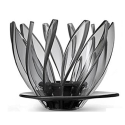 Hario VDSU-02-TB V60 Suiren Dripper, Clear Black - Hario