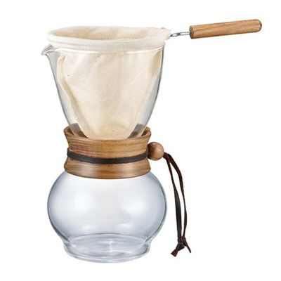 Hario DPW-3 Woodneck Drip Pot, 3 Cup, 480 ml - 1