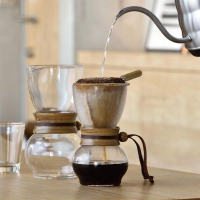 Hario DPW-3 Woodneck Drip Pot, 3 Cup, 480 ml - Hario