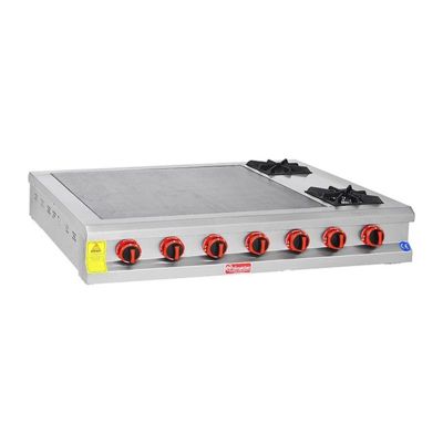 Himaksan HMK-BZSOG 120 Set Üstü 2 Ocaklı Bazlama Ocağı, Doğalgazlı - 1