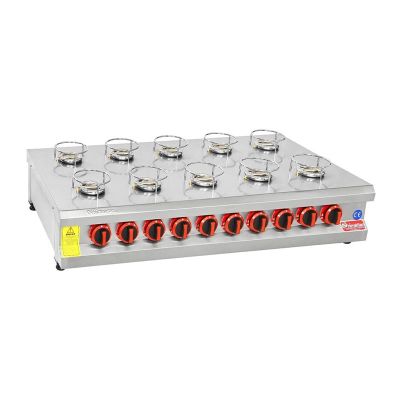 Himaksan HMK-KNFOG 10 CE Set Üstü 10 Gözlü Künefe Ocağı, LPG - 1