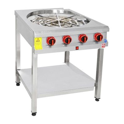 Himaksan HMK-MBROG 1 CE Taban Raflı Motorlu Börek Ocağı, LPG - 1