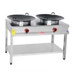 Himaksan HMK-TBKVOG 2 CE Roasting Hob with Base Shelf, LPG - Himaksan