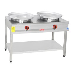 Himaksan HMK-TBTNOG 2 CE Tantuni Cooker with Base Shelf, LPG - Himaksan