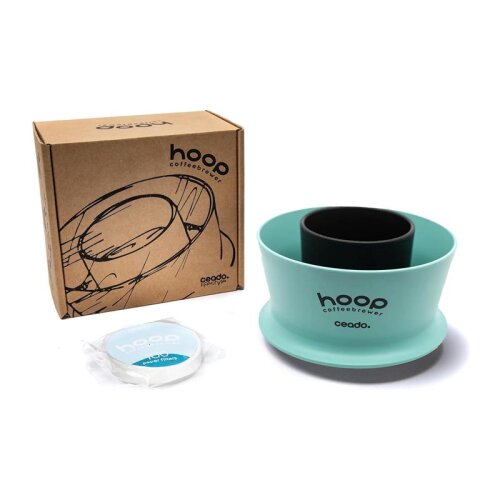 Hoop Coffee Brewer Manual Coffee Brewing Equipment, Aquamarine - 5