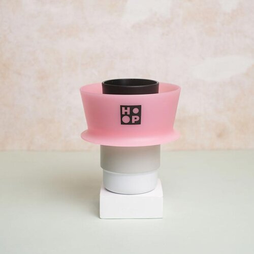 Hoop Coffee Brewer Manual Coffee Brewing Equipment, Pink Royal - 4