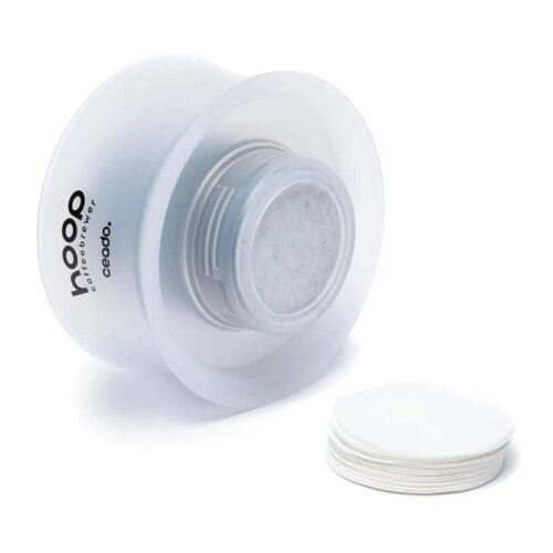 Hoop Coffee Brewer Manual Coffee Brewing Equipment, White-clear - 5