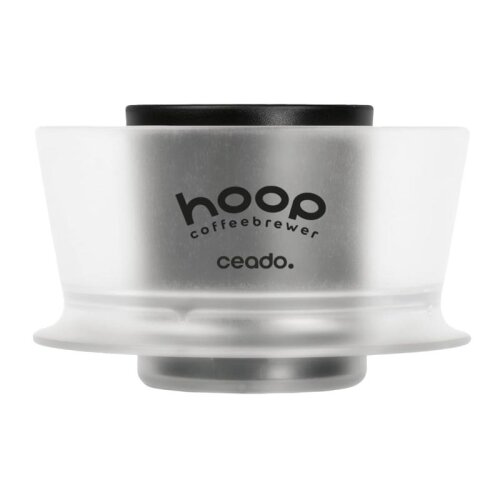 Hoop Coffee Brewer Manuel Kahve Demleme Ekipmanı, Beyaz-Şeffaf 