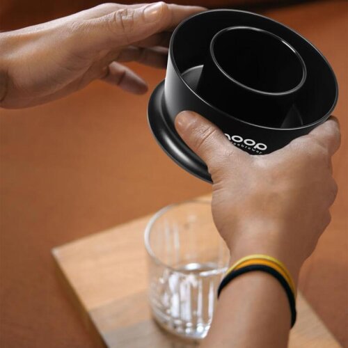 Hoop Coffee Brewer Manuel Kahve Demleme Ekipmanı, Siyah - 7