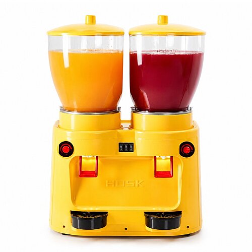Hosk Elite Ayran and Lemonade Machine 2x20 lt, Yellow - 1