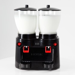 Hosk Elite Buttermilk and Lemonade Machine 2x20 lt, Black - Hosk