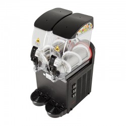 Hosk Ice Slush Granita with Snow Ice, Illuminated Lid, 2x12 L, Black - 3