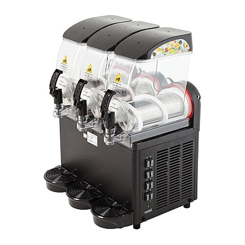Hosk Гранита со снежным льдом, крышка с подсветкой, 3x12 л, черный - 3