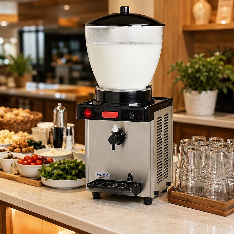 Hosk Специальный аппарат для приготовления газированной пахты, 19 л, Inox - Hosk