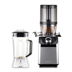 Hurom M100 Slow Juicer ve Blender, Gri - 1