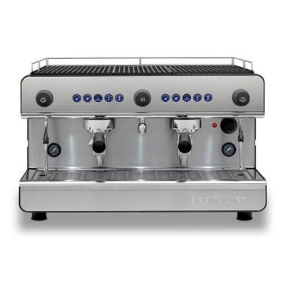 Iberital IB7 Espresso Kahve Makinesi, 2 Gruplu, Siyah - 1