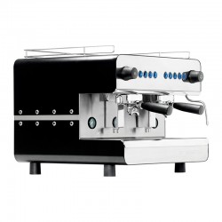 Iberital IB7 Espresso Kahve Makinesi, 2 Gruplu, Siyah - Thumbnail