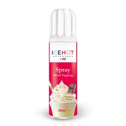 Icehot Spray Blend Topping Cream, 250 g, Red - Icehot
