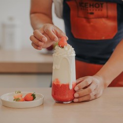 Icehot صلصة الفراولة والتشيز كيك، 1 كجم - 3