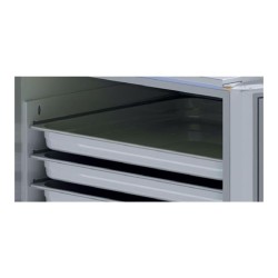 عربة المآدب Iceinox CB.12.CR عربة مأدبة مع ثلاجة ومجمد، 79x58x179 سم - 3