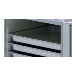 Iceinox CB.12.N Banquet Trolley with Refrigerated and Freezer, 79x58x179 cm - 3