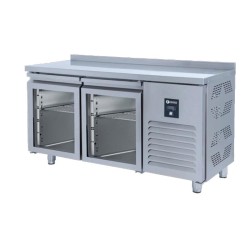 Iceinox CTS.330.CR.UG Tezgah Tip GN Buzdolabı, 2 Cam Kapılı - Iceinox