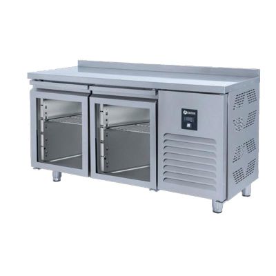 Iceinox CTS.330.CR.UG Tezgah Tip GN Buzdolabı, 2 Cam Kapılı - 1