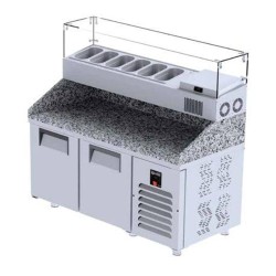 Iceinox PTS.GR.330 Make Up GN Refrigerator, 150x80x108/150 cm - Iceinox