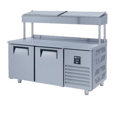 Iceinox PTS.H.330 Make Up Yüksek Buzdolabı, 2 Kapılı - 1