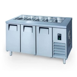 Iceinox STS.515.CR Service Type 3 Door Refrigerator, 200x70x85 cm - Iceinox