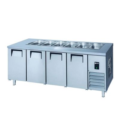 Iceinox STS.650 Servis Tip 4 Kapılı Buzdolabı, 250x70x85 cm - 1