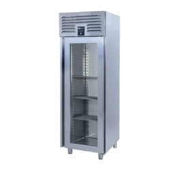 Iceinox VTS.610.CR.VG Upright Snack and GN Refrigerator, 1 Glass Door - Iceinox