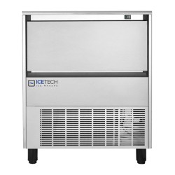 Icetech FD-150 Hopper Square Ice Machine, 145 kg/day Capacity - 1