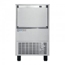 Icetech FD-70 Hopper Square Ice Machine, 76 kg/day Capacity - Icetech