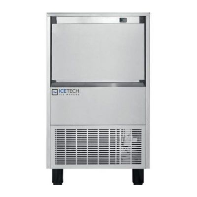 Icetech FD-70 Hopper Square Ice Machine, 76 kg/day Capacity - Icetech