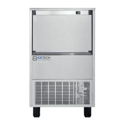 Icetech HD-70 Hopper Square Ice Machine, 76 kg/day Capacity - Icetech