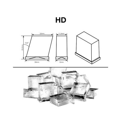 Icetech HD-70 Hopper Square Ice Machine, 76 kg/day Capacity - Icetech
