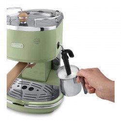 Delonghi ECOV 311.GR Icona Vintage Espresso Cappuccino Makinesi, Yeşil - Thumbnail
