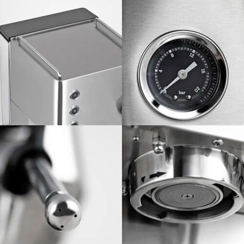 idose Adora PID Dual Boiler Полуавтоматическая коммерческая эспрессо-машина, 1 группа, Inox - 8