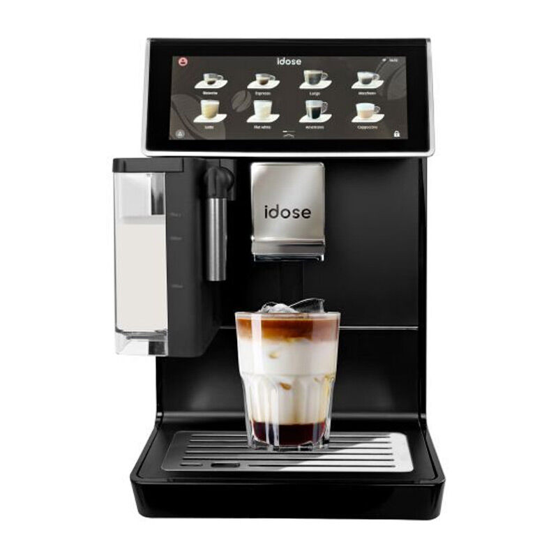idose La Scala Hot and Cold Fully Automatic Coffee Maker, Black - idose