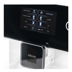 idose Soho Dual Boiler Fully Automatic Espresso Coffee Machine with Steel Grinder and Mains Connection, White - idose (1)