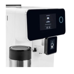 idose Soho Dual Boiler Fully Automatic Espresso Coffee Machine with Steel Grinder, White - 3