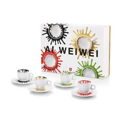 illy AI WEIWEI Capuccino Fincan Takımı, 4 Adet - Illy
