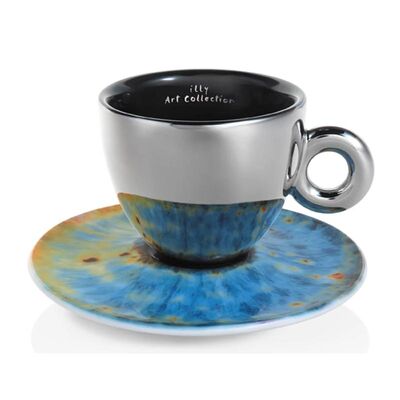 illy Art Collection 2018 Marc Quinn Cappuccino 2-Cup Cup Set, 170 cc - illy