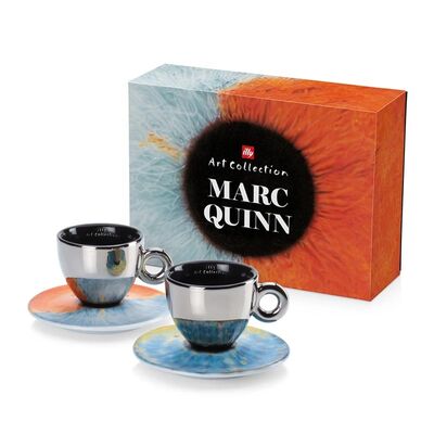 illy Art Collection 2018 Marc Quinn Cappuccino 2’li Fincan Takımı, 170 cc - 1