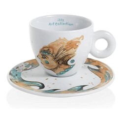 illy Art Collection 2018 Max Petrone Cappuccino 6’lı Fincan Takımı, 170 cc - 4