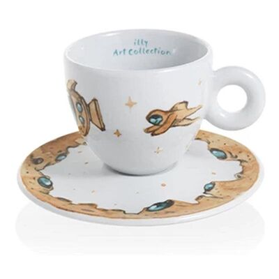 illy Art Collection 2018 Max Petrone Cappuccino 6’lı Fincan Takımı, 170 cc - 2