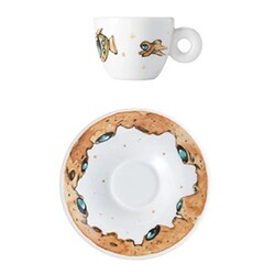 illy Art Collection 2018 Max Petrone Espresso 2-Piece Cup Set, 60 куб. см. - 5