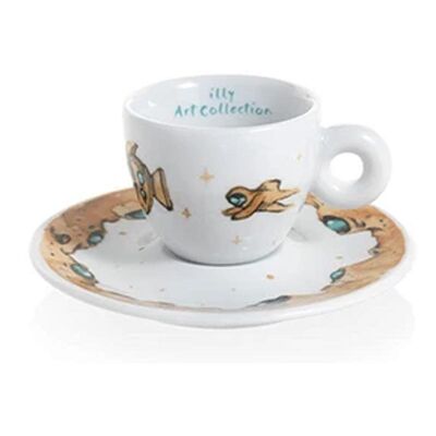 illy Art Collection 2018 Max Petrone Espresso 2’li Fincan Takımı, 60 cc - 4